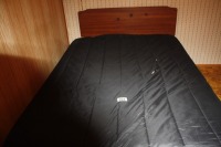 double bed w/ frame & headboard