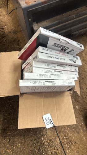 Box of band saw blades