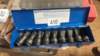 3/4 drive impact hex socket set