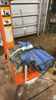 Chain hoist, punches and chisels, wrenches