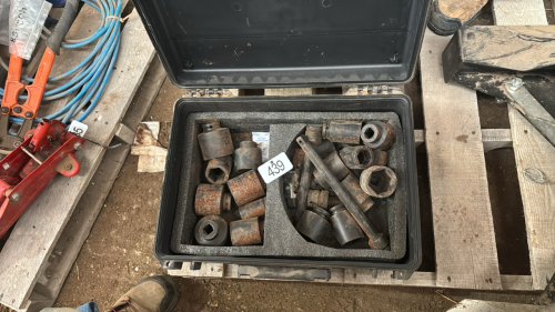 Assortment of 3/4 drive impact sockets