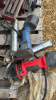 Bench grinder, grease guns - 2