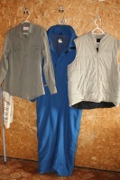 winter insulated coveralls (xl), large vest, large shirt