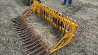 Rock rake for skid steer