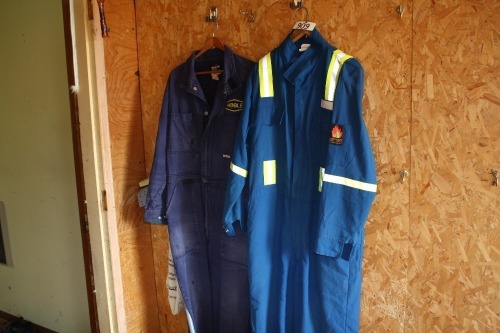 2 coveralls (l) (1 fire retardant)