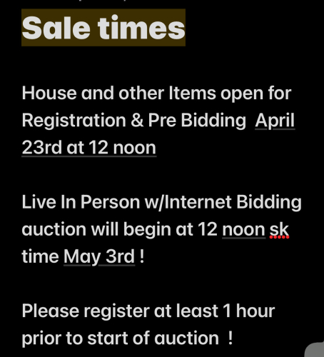 Sale times