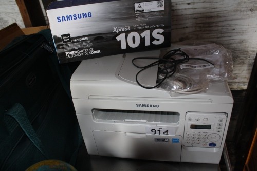samsung scanner, fax machine w/toner