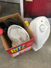 Oscillating heat and fan/2 small fans - 2