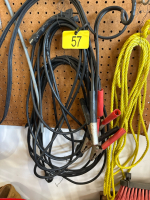 Extension cords jumper cables