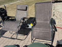 2 zero gravity chairs like new