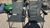 2 folding lawn chairs