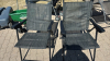 2 folding lawn chairs