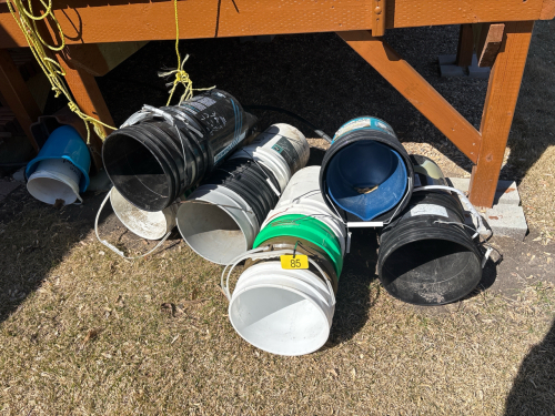 Assorted pails