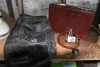 briefcase, nutcracker set, dufflebag