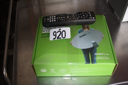 shaw receiver & remote