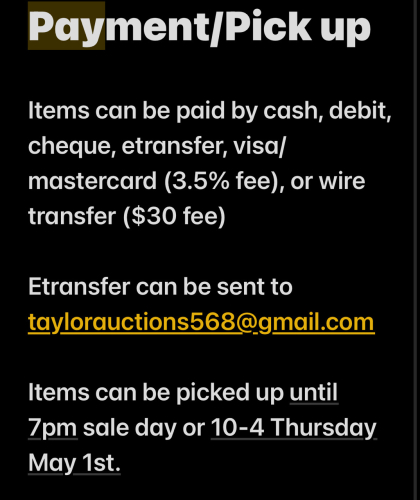 Payment & Pickup