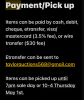 Payment & Pickup