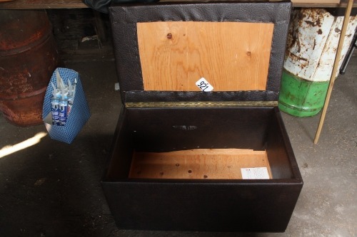 footstool box on wheels