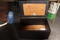 footstool box on wheels
