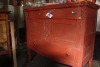 antique wood buffet