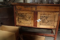 wood buffet (needs hinges)