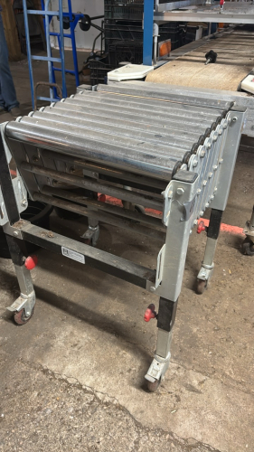 Portable tray roller extends to 5ft