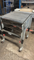 Portable tray roller extends to 5ft
