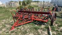 Antique cultivator 12 ft on steel wheels