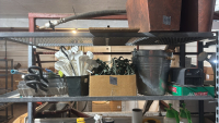 Heaters, planters, hangers