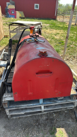 Skid tank w/12 volt pump