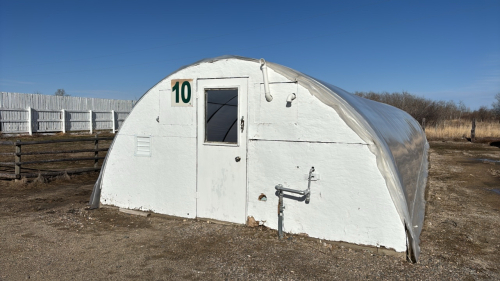 Low profile 60ft x 16 wide greenhouse