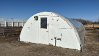 Low profile 60ft x 16 wide greenhouse