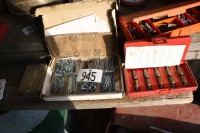 Easy outs, allen wrenches, cotter pins & shop sundry