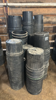 Assorted plant pots