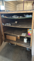 Storage cabinet on castors 4&rsquo;x4&rsquo;