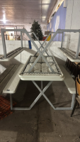 1- plastic table