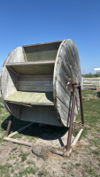 Wooden paddle wheel