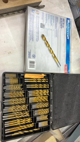 2 sets mastercraft drill bits
