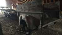 Homemade utility trailer w/hyd dump