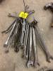 Assortment of box end and open end wrenches