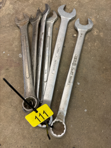 1&rdquo; -1 1/2 open end wrenches