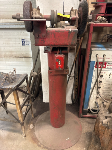 Grinder on stand