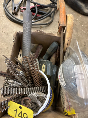 Belt lacing, file etc