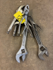 Crescent wrenches, pliers and vise grips