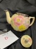 1950's teapot, clear jug, glasses - 4