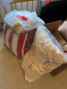 Throw pillows and a double comforter - 2