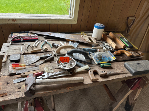 Hand tools and wood working tools