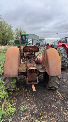 Massey 30 tractor w/belt pulley and saw