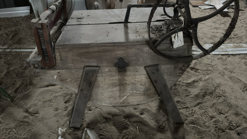 Antique wooden washer