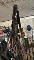 Assortment of reins and tack